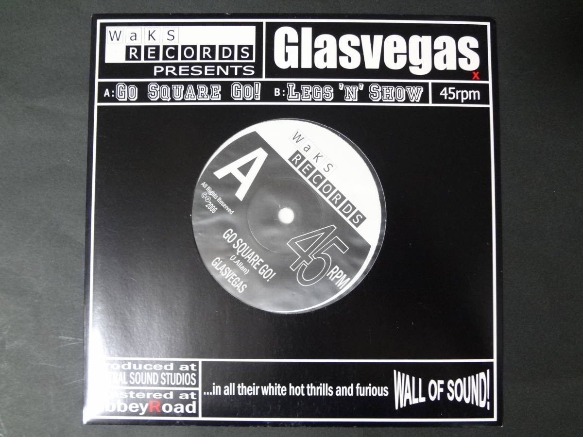 GLASVEGAS / go square go! '06 UK Orig レア 7インチ レコード クラブヒット グラスヴェガス editors vaccines interpol white stripes拍卖