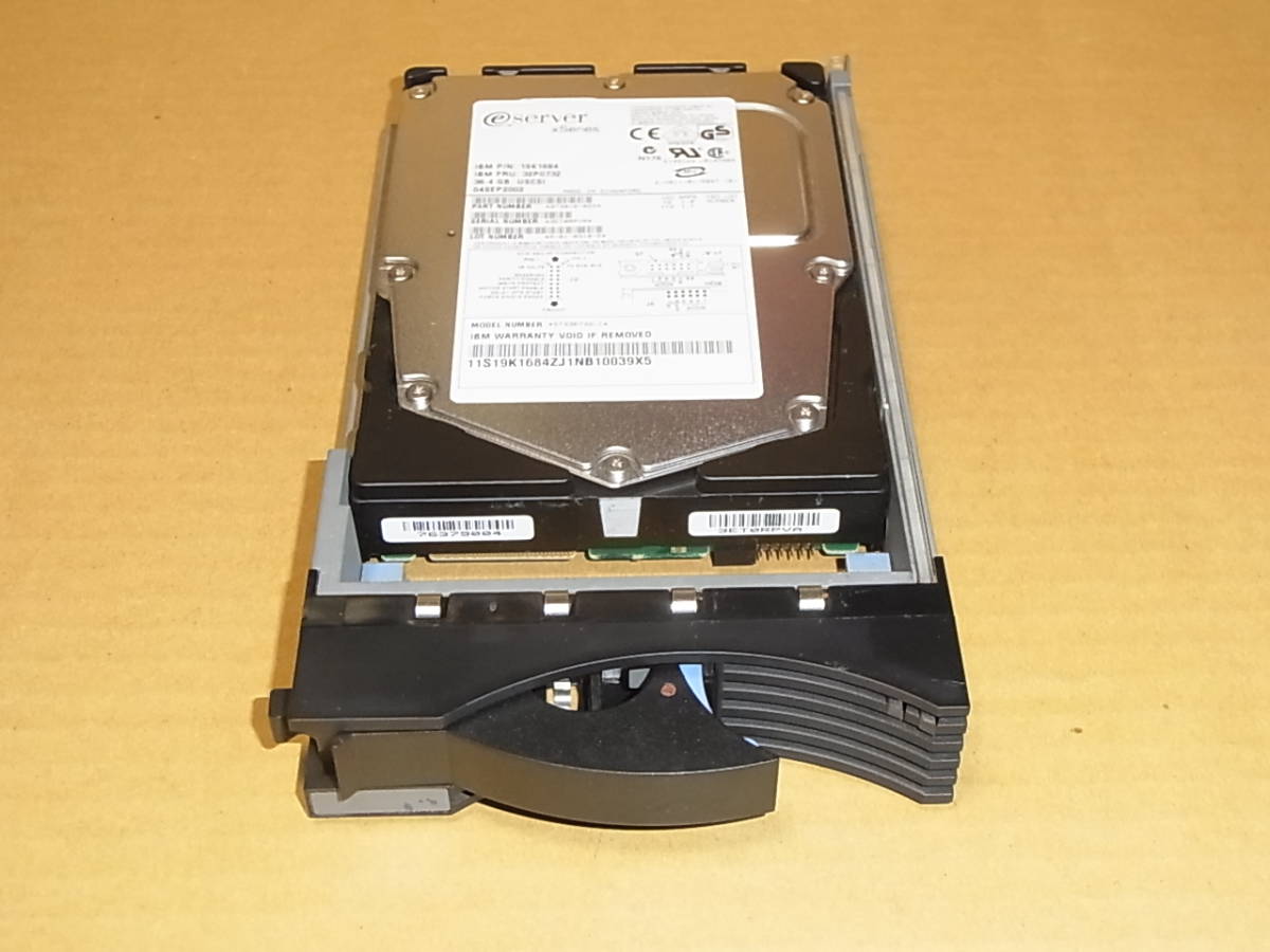 ●Seagate Cheetah X15 36LP ST336732LC 36G SCA/IBMマウンタ/2台あり (SH538)拍卖