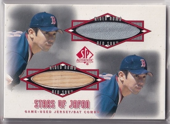 【ジャージ&バットカード】2001 SP Authentic STAR OF JAPAN #JB-NN Hideo Nomo 野茂英雄拍卖