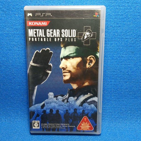 送料無料・★中古 動作確認 PSP METAL GEAR SOLID PORTABLE OPS+拍卖