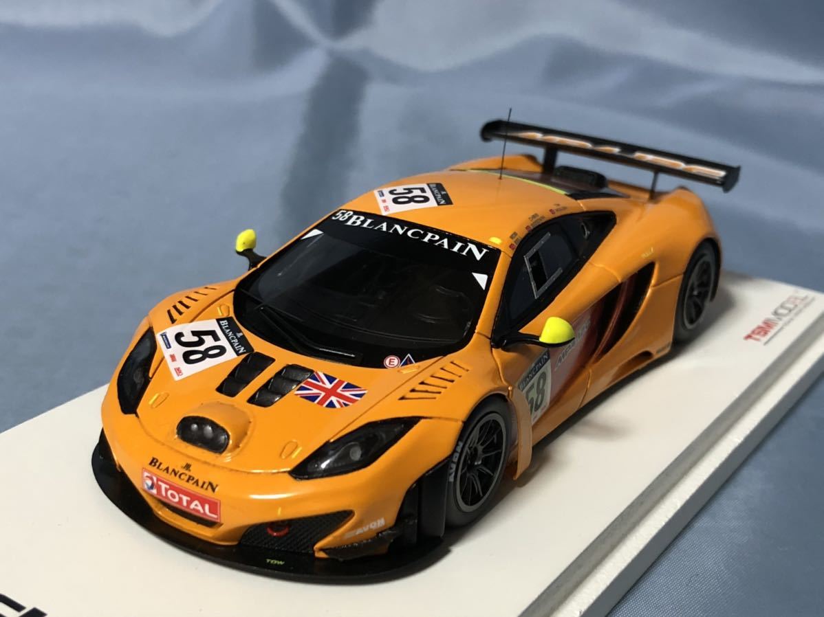 TSMモデル製  マクラーレン MP-4ー12C GT3 スパ24hレース   2011年 No58 1/43拍卖