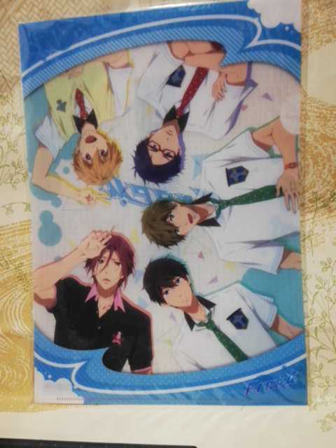 A4-05 クリアファイル Free! 5人拍卖