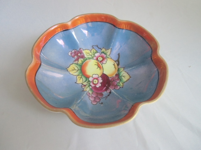 ラスター彩 足つきボウル No.11拍卖