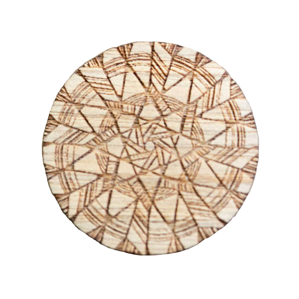 【木tch】クルミの木・ブローチ (万華鏡)拍卖