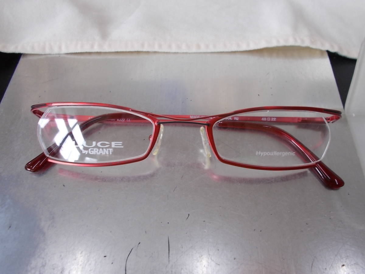 LUCE by GRANT 眼鏡フレーム6322-R2 お洒落 サイズ:48□22拍卖