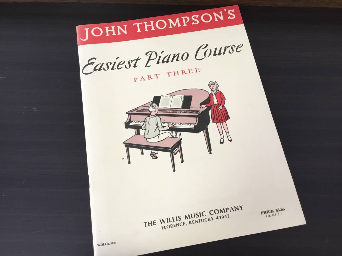 ■トンプソンはじめてのピアノ教本 第3巻 旧オリジナル版拍卖