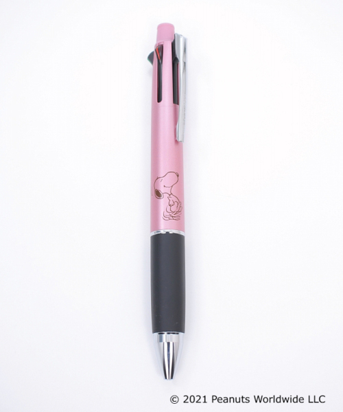 ★スヌーピー★ジェットストリーム 多機能ペン(4&1)★5機能★ボールペン&シャープペン★西宮限定★ピンク★ラスト!拍卖