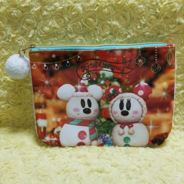 ディズニーリゾート スノースノー ポーチ ミッキー&ミニー拍卖
