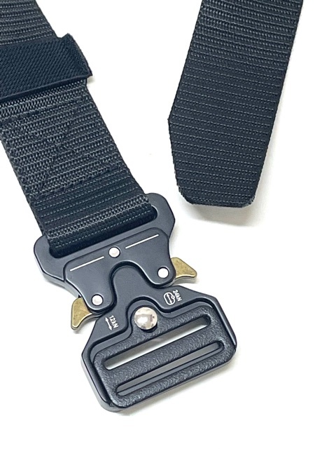 未使用;サバイバルベルト強靭ナイロンベルト黒サイズフリー拍卖