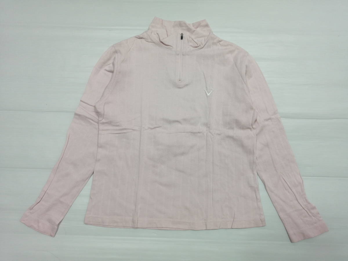 キャロウェイ ゴルフ レディース ハーフジップ ポロ Callaway GOLF ゴルフウェア 石瀬3309拍卖