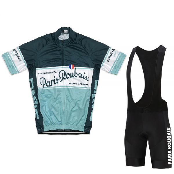 新品 レトロデザイン 上下セット No55 XLサイズ フランス サイクルジャージ ウェア 半袖 メンズ サイクリング MTB ロードバイク 自転車拍卖