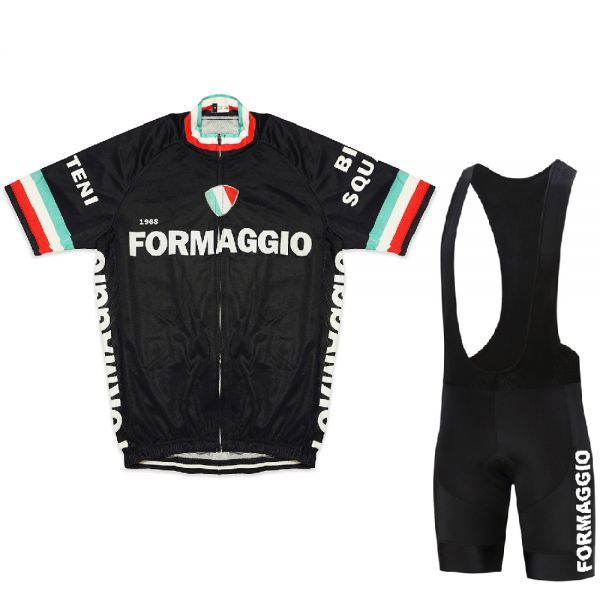 新品 レトロデザイン 上下セット No54 Mサイズ イタリア サイクルジャージ ウェア 半袖 メンズ サイクリング MTB ロードバイク 自転車拍卖