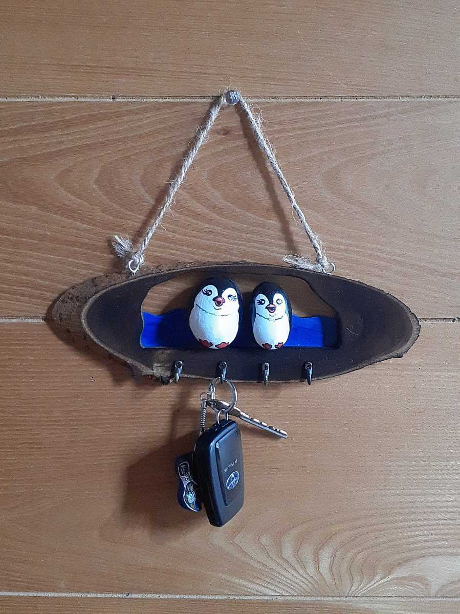 ペンギン壁掛けキーフック拍卖