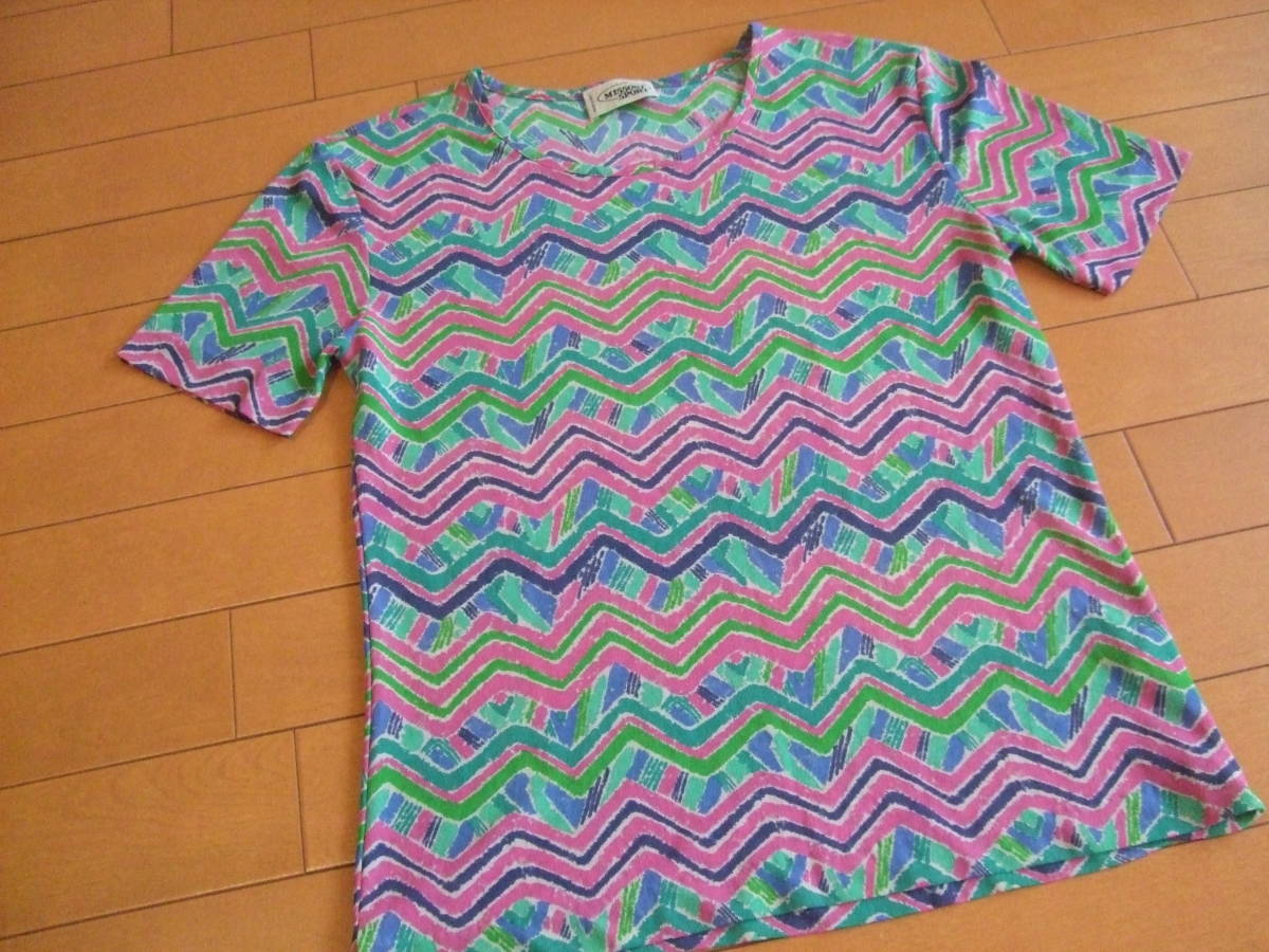良品即決☆MISSONI SPORTアセテート素材トップス☆サイズ42拍卖