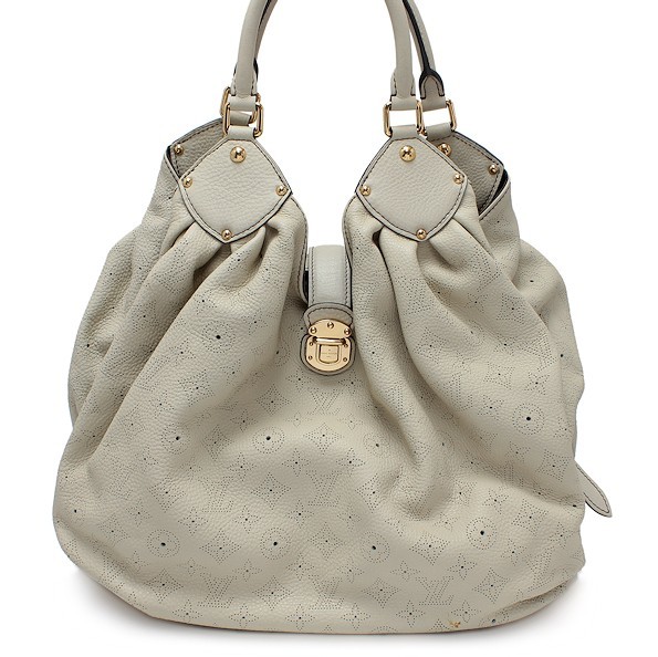 美品 ルイヴィトン マヒナ XL M93059 ラン ハンドバッグ 直営店購入品拍卖