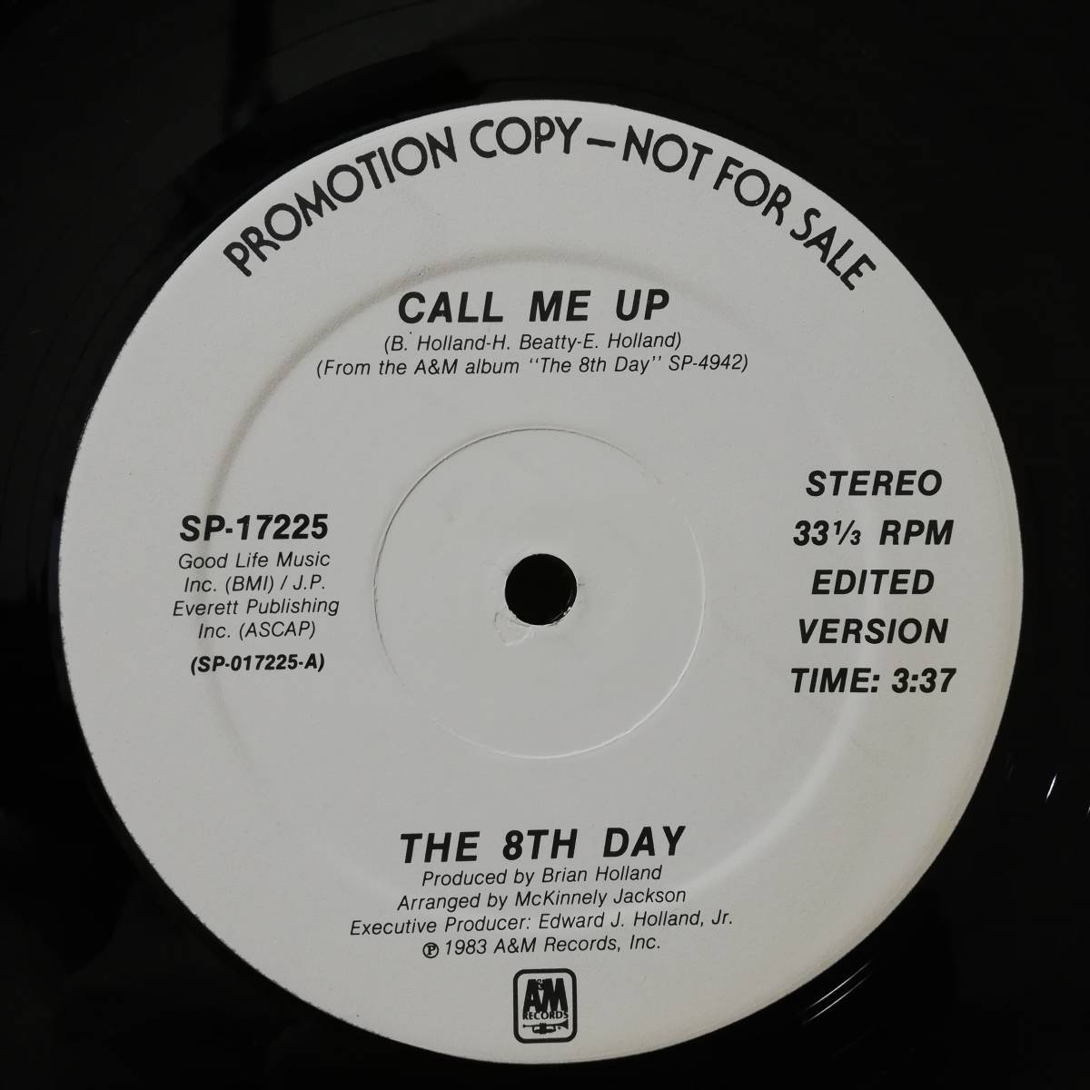 【12''】The 8th Day Call Me Up - SP-17225 - *32拍卖