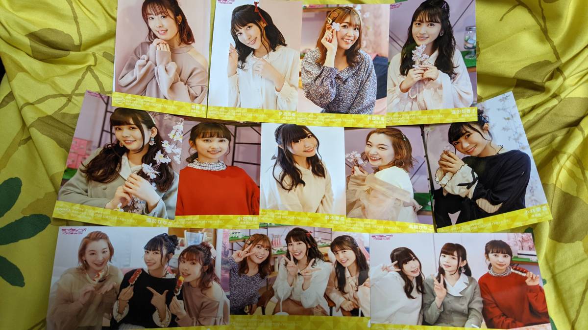 【送料無料】Aqours ブロマイド(Spring Party)12枚セット AqoursCLUB2020限定(初版)拍卖