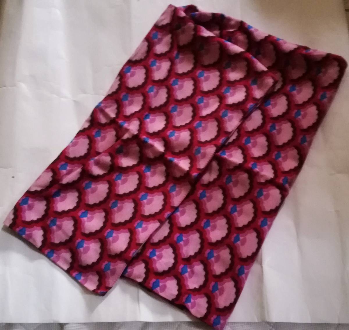 新品 ローラアシュレイ スカーフ 大判 83×172 ピンク系拍卖