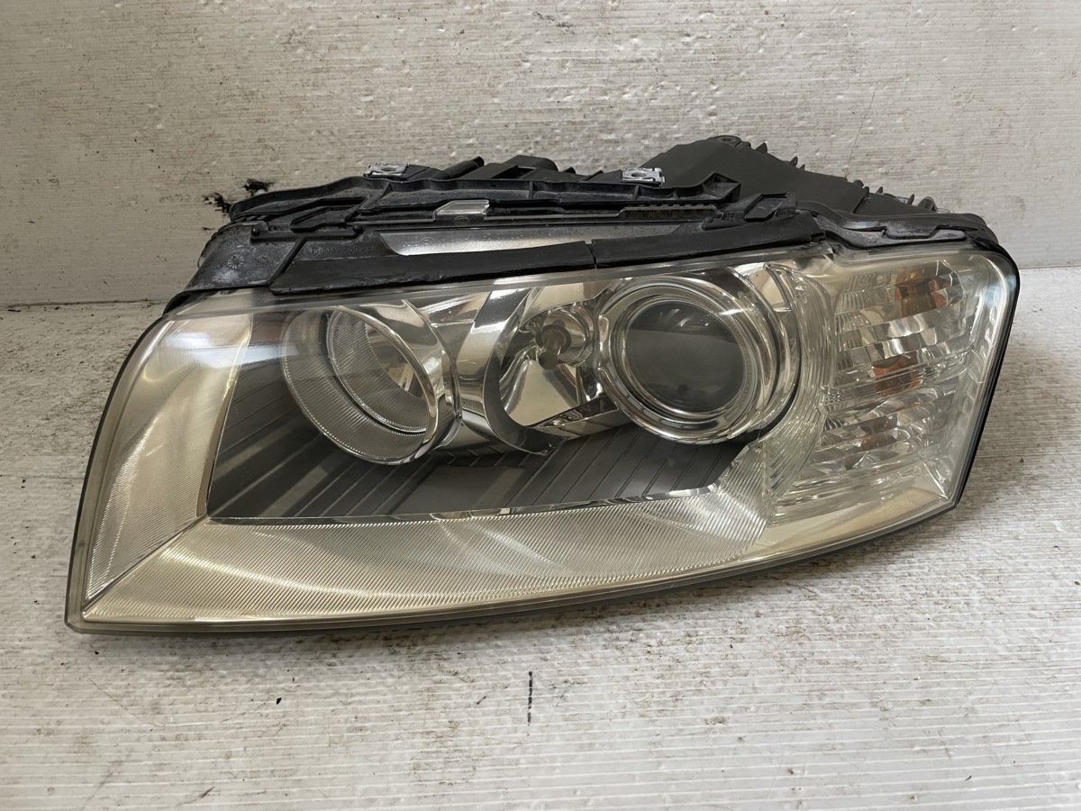 アウディ A8 4E HID 純正 ヘッドライト 左 ☆1703拍卖