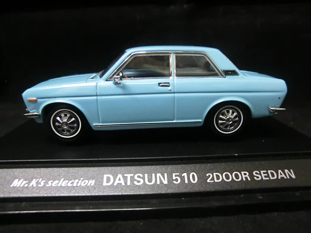 1/43 Mr,K's セレクション ダットサン 510 2ドアセダン ブルー拍卖