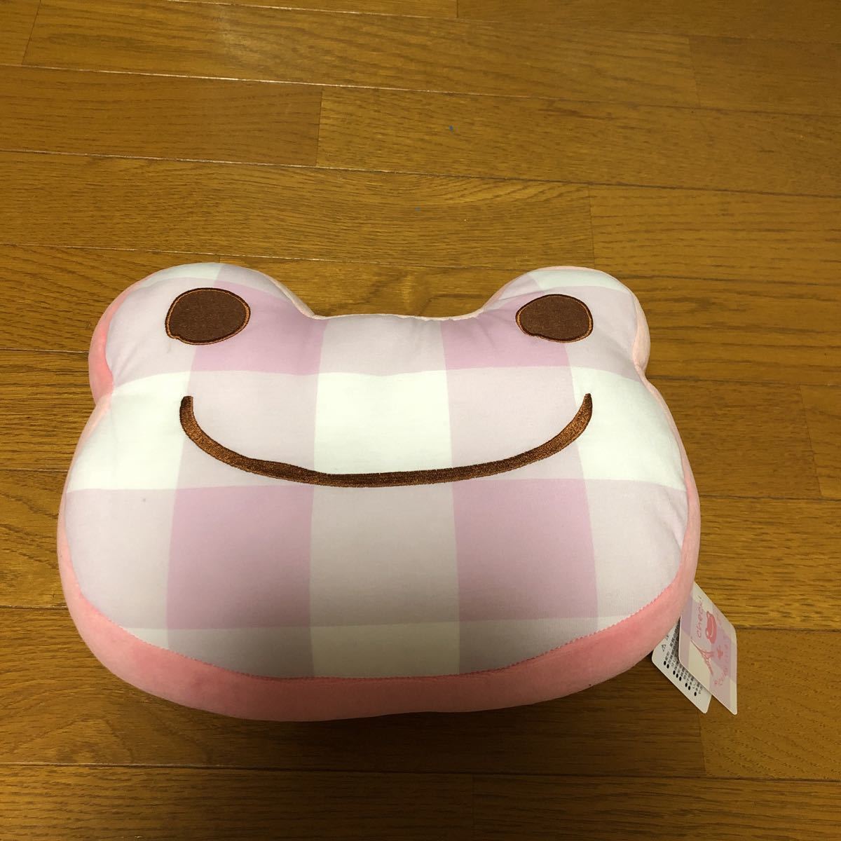 カエル ピクルス チェックピクルス フェイスクッション モッチ もっち拍卖