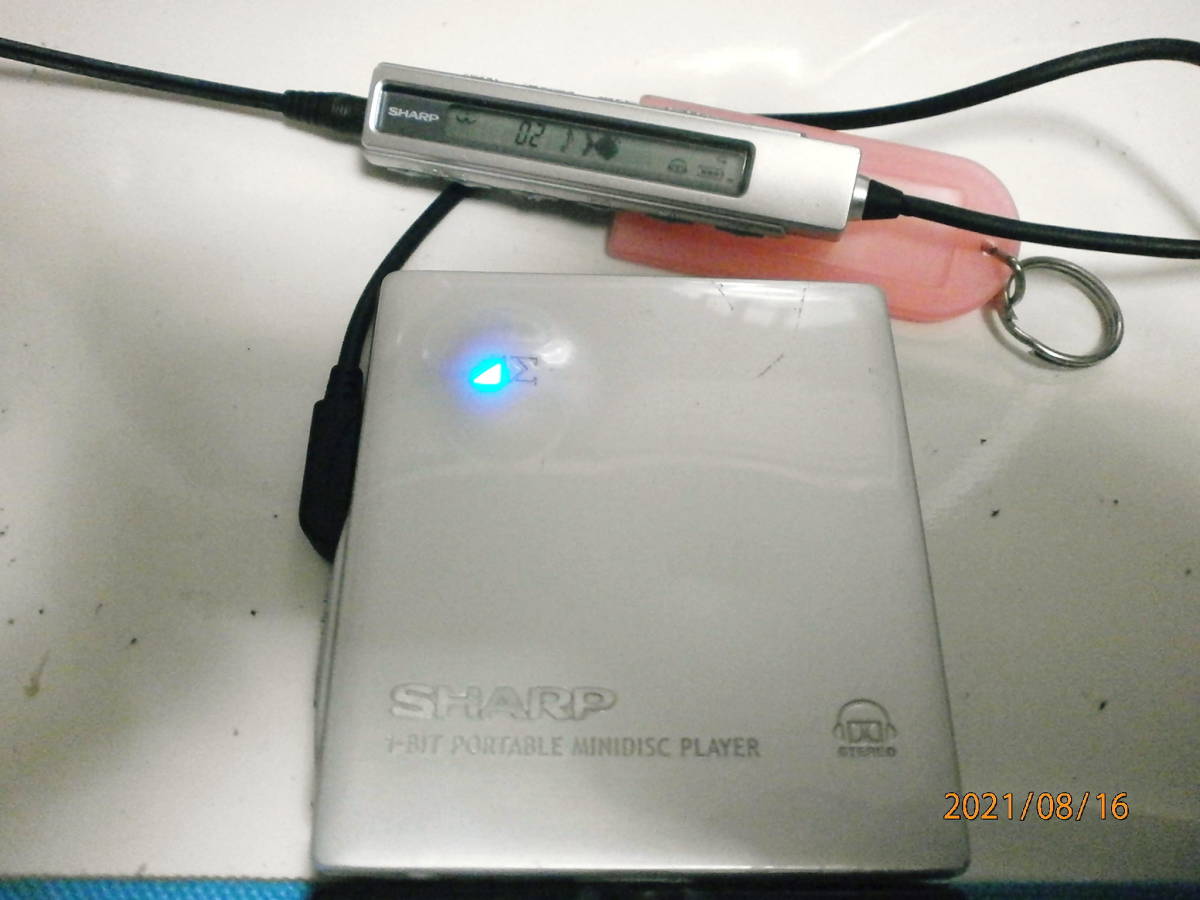 SHARP MD-DS8-S ポータブルプレイヤー 高音質 銘機DSAuvi 難有り故障ノークレーム中古ジャンク品拍卖