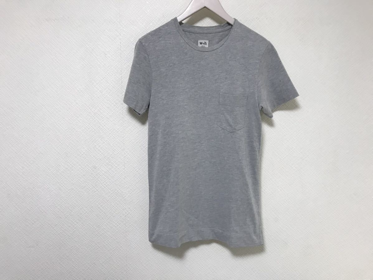 本物スプルースウィングスアンドホーンズwings+hornsコットン半袖Tシャツ旅行トラベルメンズSカナダ製シップスグレー拍卖