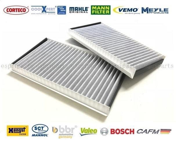 BMW E60 E61 E63 E64 エアコンマイクロフィルター ACフィルター エアコンフィルター 2個セット拍卖
