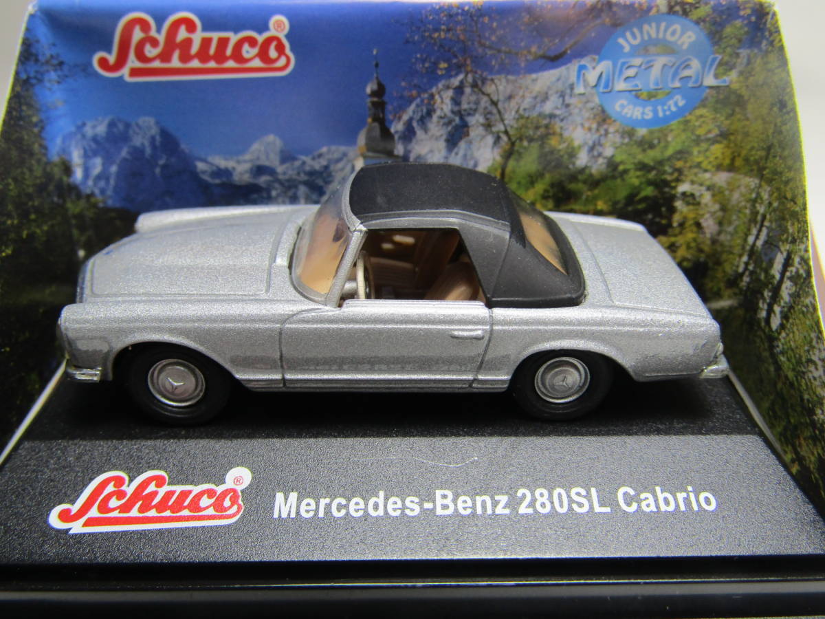 Mercedes Benz 1/72 メルセデスベンツ 280SL シルバー クローズドトップ 立て目 1970 ビンテージ Daimler-Benz 未展示品 300SL 500SL SLR 拍卖