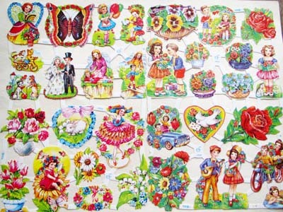 デコパージュシート vintage ドイツ製 1拍卖