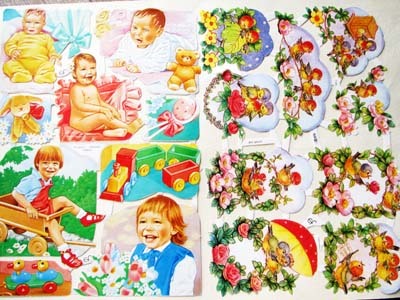 デコパージュシート vintage ドイツ製3拍卖