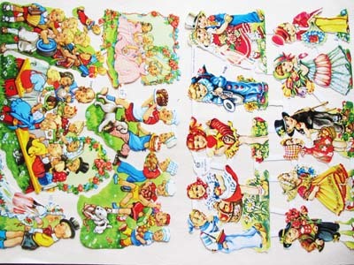 デコパージュシート vintage ドイツ製6拍卖