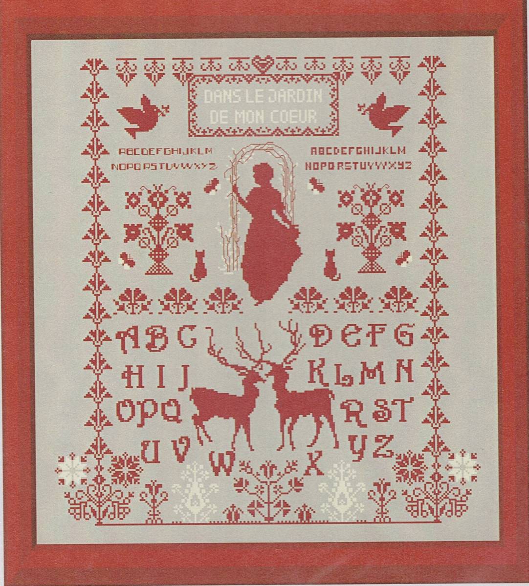 ★即決有! anagram diffusion クロスステッチキット A05-033 ~ le jardin de mon coeur ガーデン・サンプラー ~拍卖