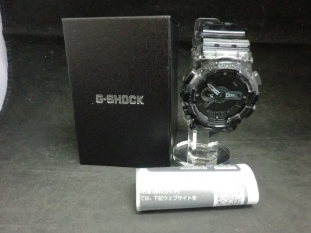 【CASIO】カシオGショックスケルトンシリーズGA-110SKE☆h22拍卖