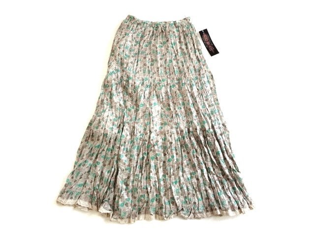 新品 popat シワ加工 マキシ丈 スカート ロング マキシスカート エスニック系 拍卖