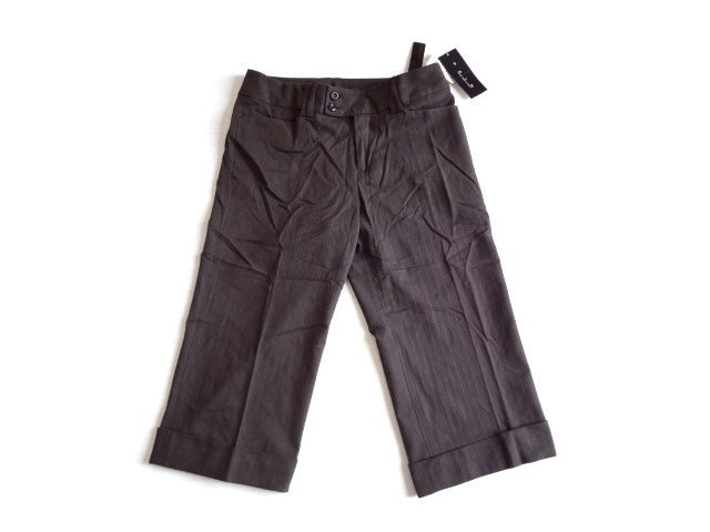 新品 PAIN ハーフパンツ 64-91 Mサイズ レディース チャコール系 ブラック系 股下45cm 拍卖