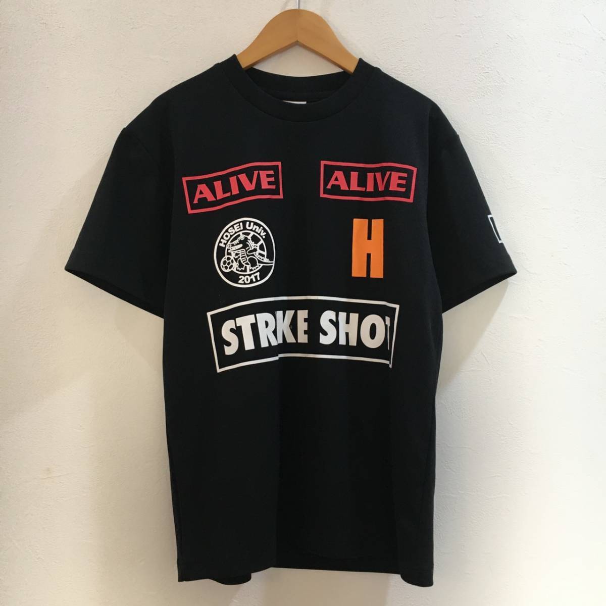 ネコポス対応★法政大学 Sサイズ Tシャツ 2017 STRIKE SHOT 半袖拍卖