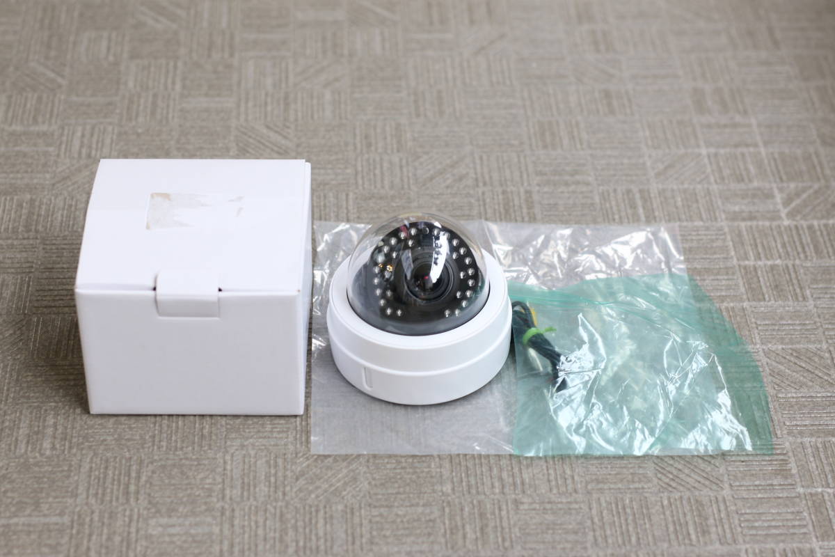 【動作OK】200万画素 AHD ドーム型赤外線防犯カメラ SLA-D0501 アツミ電気 業務仕様 高画質 未使用品拍卖