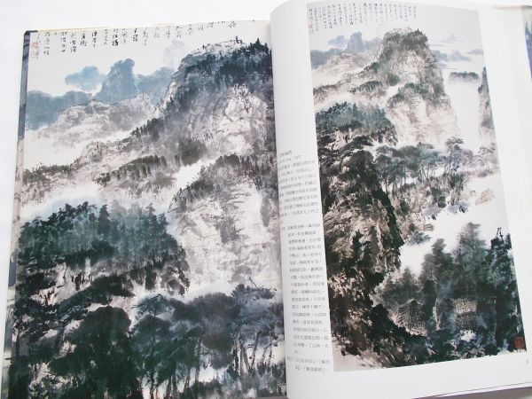 大型図録本 水墨画家 江兆申 作品集 近代中国美術 楚戈編 水墨画 山水画36点 釈文 印譜56点 書作品5点 篆刻 掛軸 隷書 鈐印 年譜日本語解説拍卖
