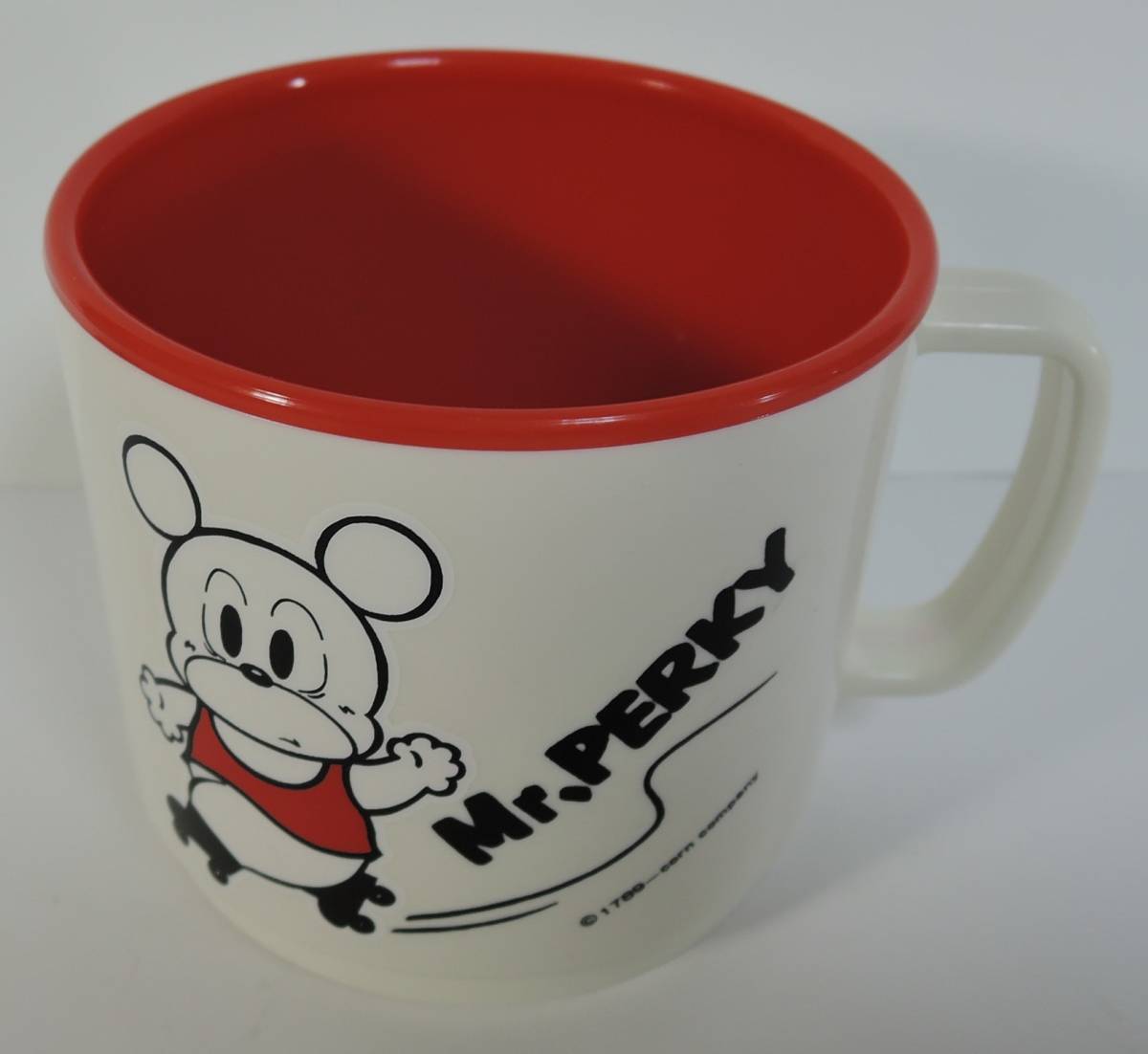 ☆W01 昭和レトロ■Mr.PERKY ミスターパーキー プラスチック マグカップ■未使用拍卖
