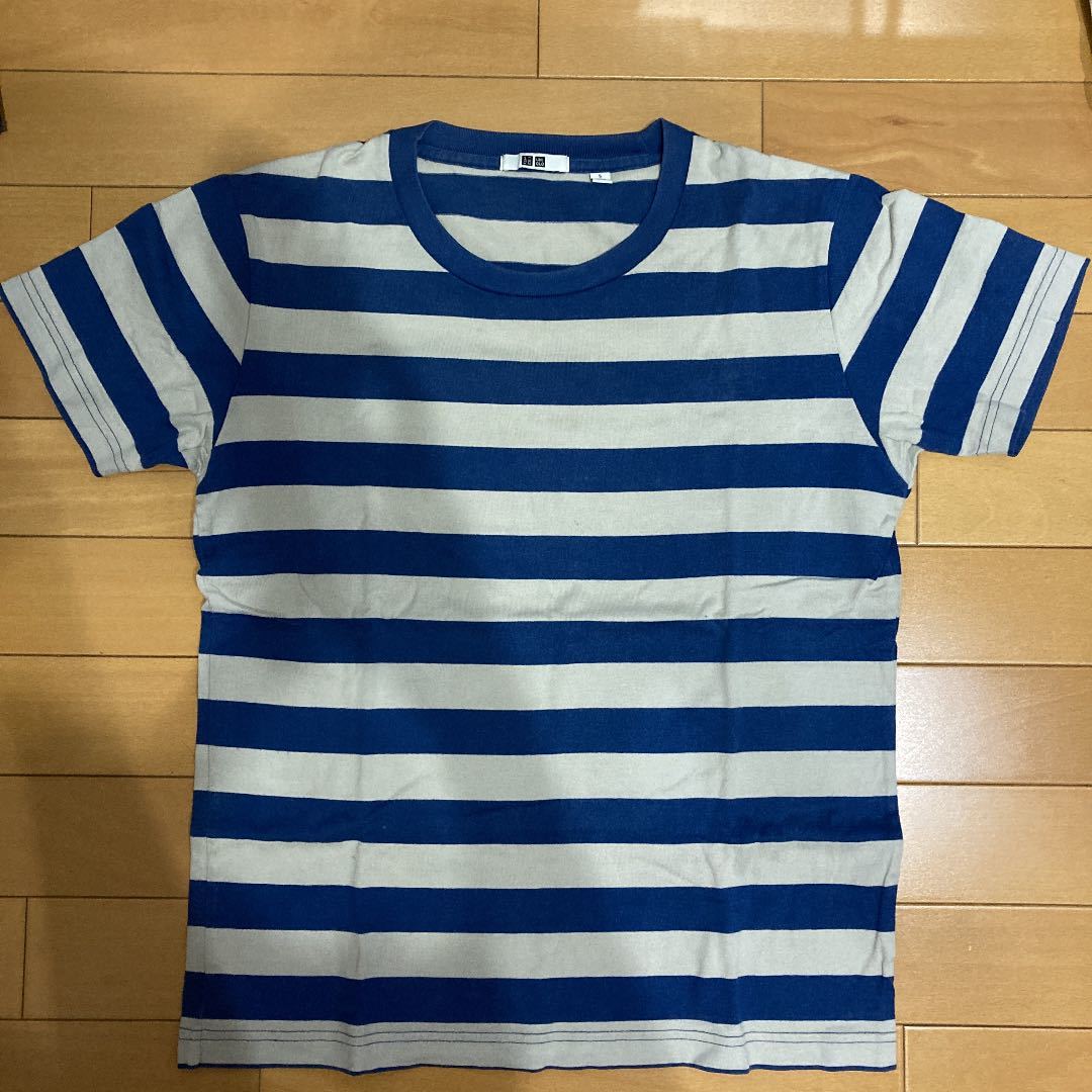 UNIQLO ユニクロ ボーダー 半袖Tシャツ拍卖