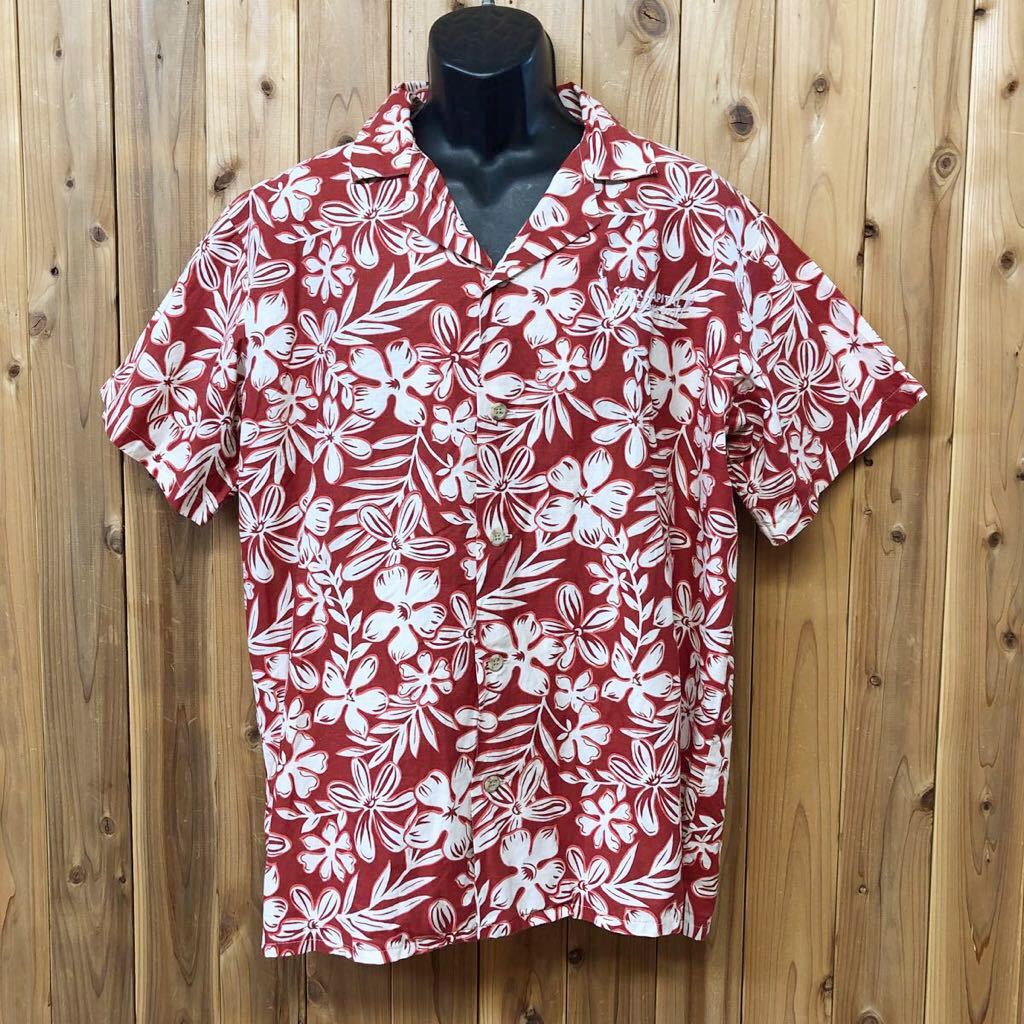 【USA製】KRAZY/KLOTHES LTD メンズ S/M アロハシャツ 開襟シャツ コットンシャツ 総柄 ハワイアンシャツ アメカジ USA古着拍卖