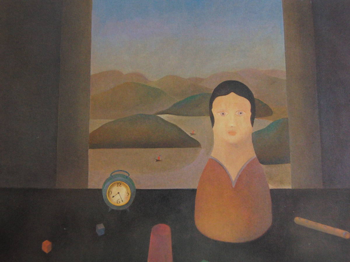 小杉小二郎、〈回想〉、希少画集画、高級新品額・額装付、状態良好、送料無料拍卖