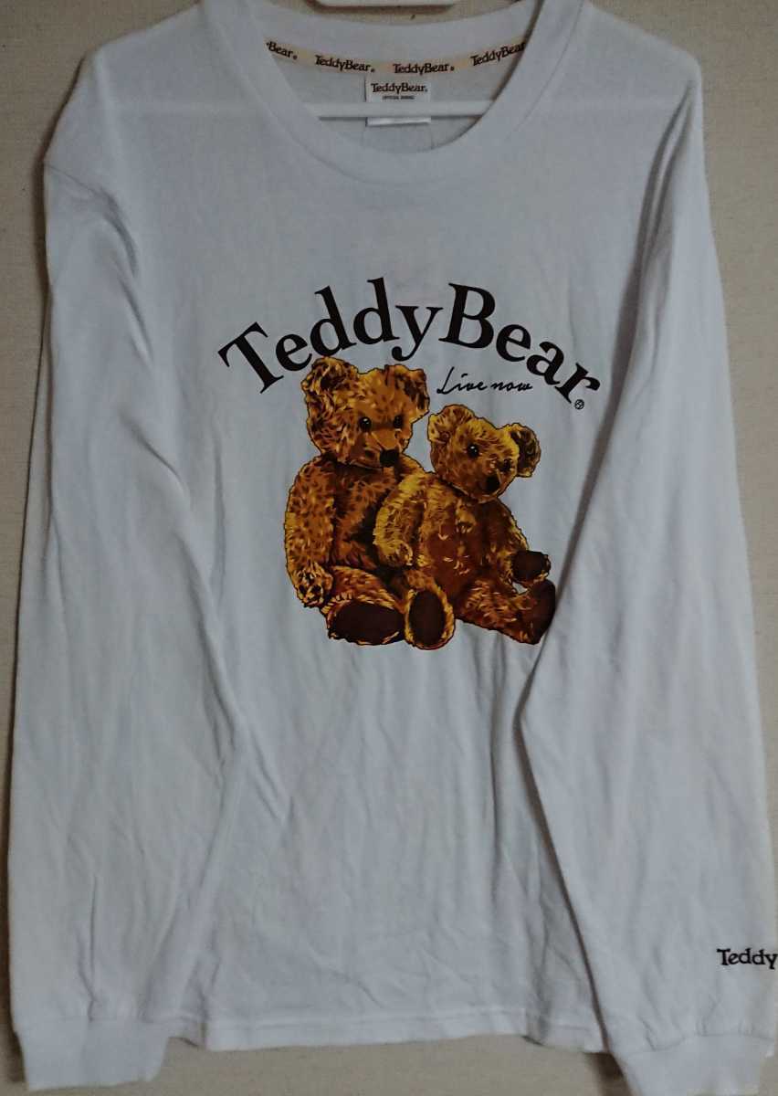 即決 テディベア メンズロングスリーブTシャツ【LL】新品タグ付き Teddy bear ロンT 長袖Tシャツ 2L拍卖