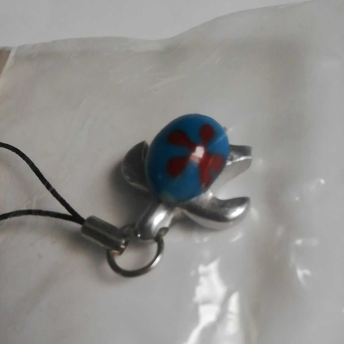 新品未使用正規品本物LISALISA Hawaii人気メタル★ホヌ★携帯ストラップ人気フラワー青ブルーベース B 送料¥140~拍卖