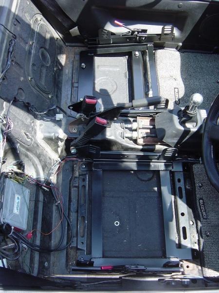 在庫あり AZ-1、キャラ(PG6SA)フルバケ専用スーパーダウンシートレール(新品箱入り、税込み)拍卖