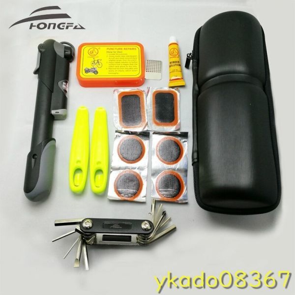 P1279: 自転車ツール カプセルボックスボトルバッグ 修理ツールキットセット タイヤ修理キット バイクボックス TL-PT09S拍卖