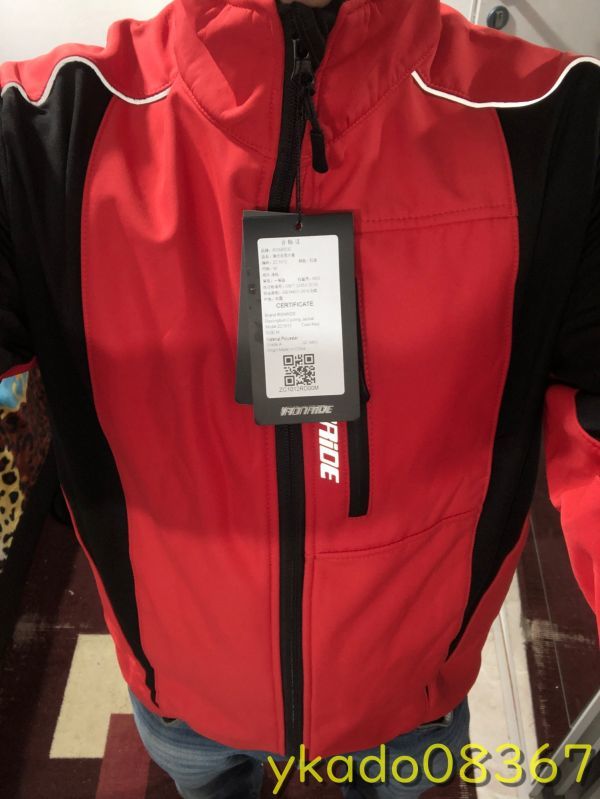 P1756: 冬サーマルフリーサイクリングジャケット 自転車mtbロードバイク服 防風防水ロングジャージ拍卖