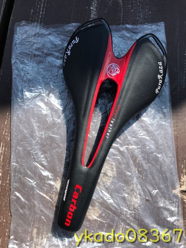 P1440: フルカーボンファイバー ロードマウンテンバイクサドル/シートバッグハンドル フォーク リーダー カップフレーム 95G拍卖