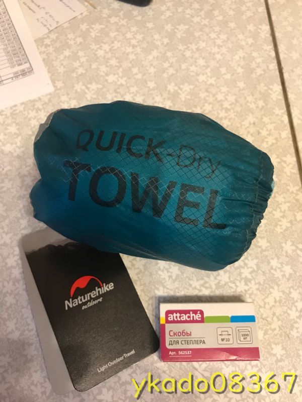 P1736: 速乾性タオルポータブル 超軽量通気性タオル ビーチ キャンプ ハイキング 水泳 2サイズ拍卖